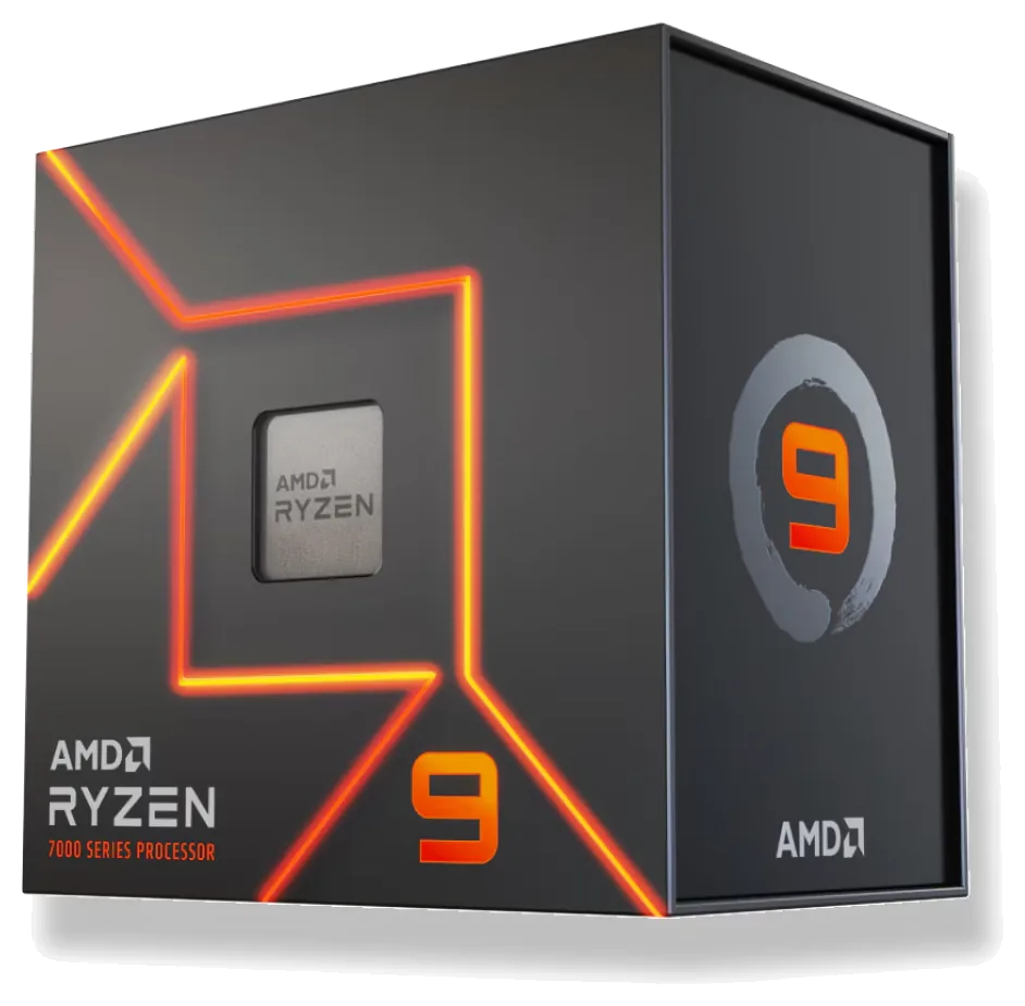 Caja oficial del procesador AMD Ryzen 9 7900X